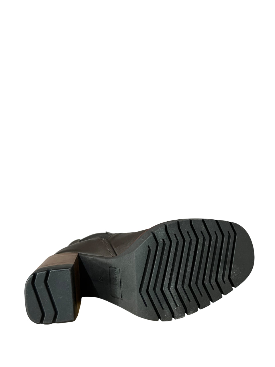 LORENZO MARI Stivale Basso Donna Pelle Marrone Elastico Laterale Tacco 8cm ALICE