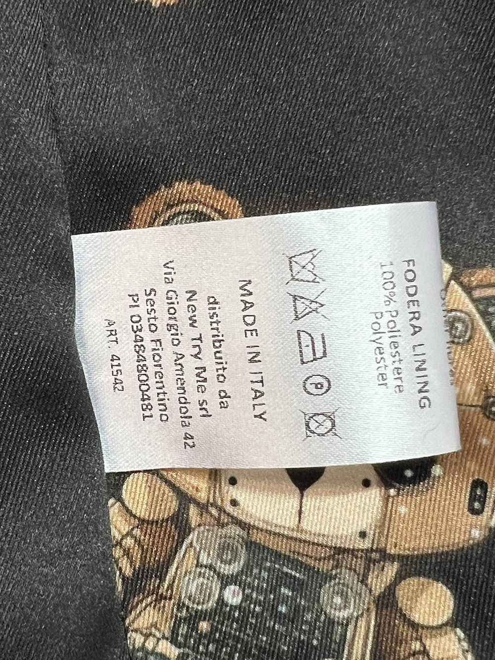 IL THE DELLE 5 Giaccone Donna Fantasia Bianco Nero Bottoni Gioiello ERIKA CYBER BEAR