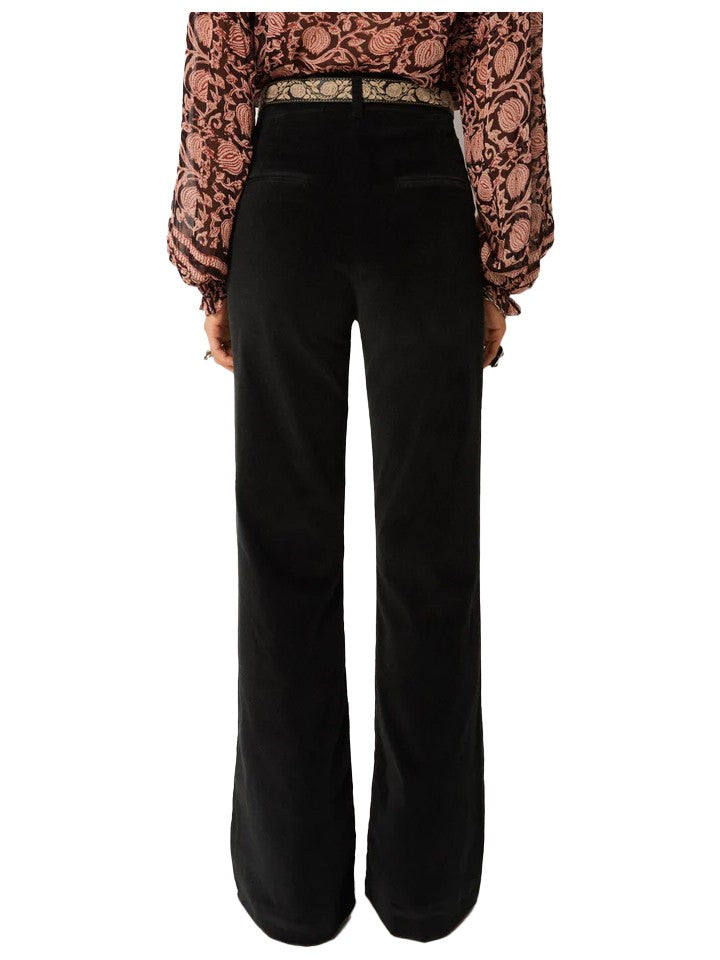 Maison Hotel Pantaloni Flare Velluto Liscio Regular Fit JERRY STUDIO 54