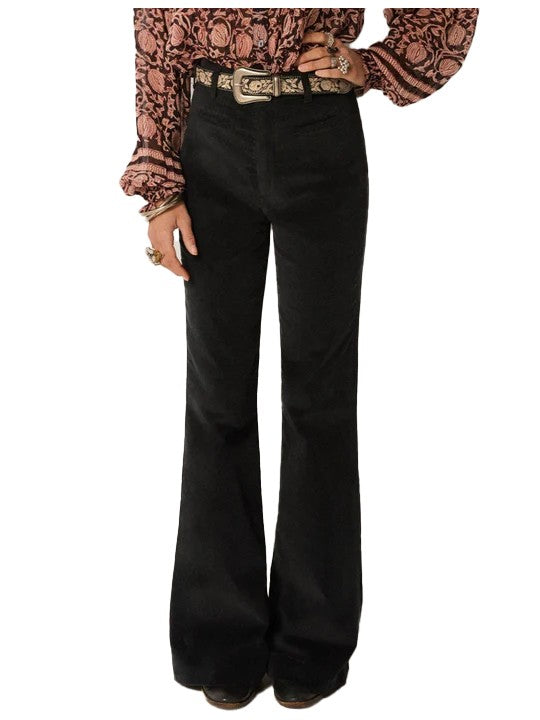 Maison Hotel Pantaloni Flare Velluto Liscio Regular Fit JERRY STUDIO 54