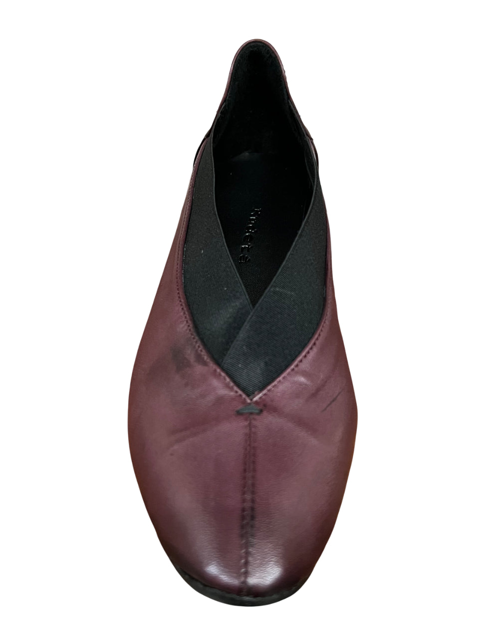 KUDETA' 524100 Scarpa Donna Bordeaux in Pelle – Elastico, Tacco 2 cm, Made in Italy