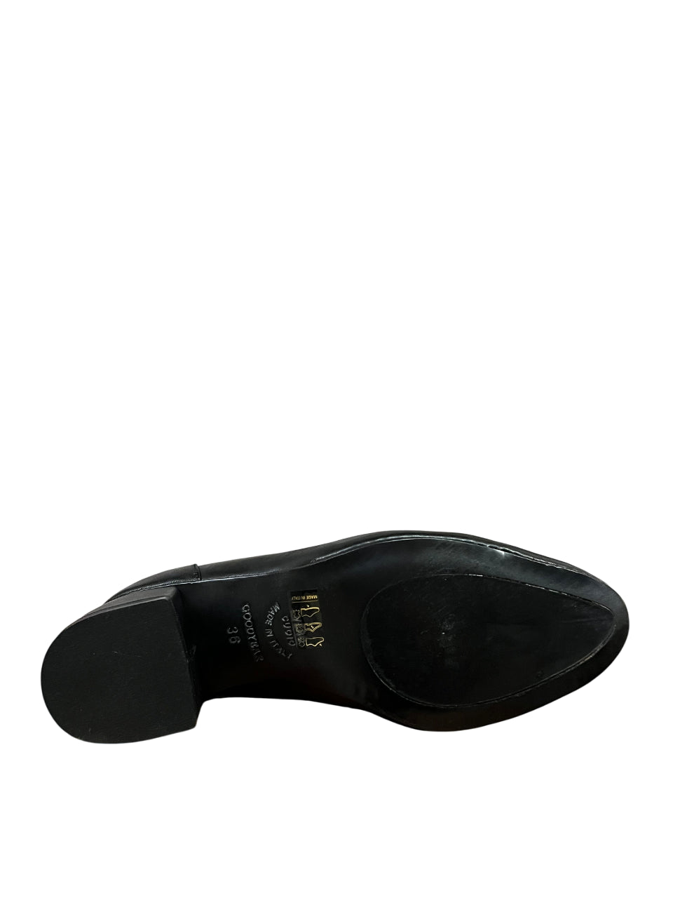 KUDETA' 524201 Scarpa Donna Nera in Pelle – Elastici in Tinta, Tacco 5 cm, Made in Italy