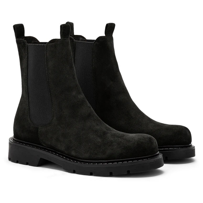 CARMENS stivaletto Chelsea NEW BRIT BEAT camoscio, elastico laterale