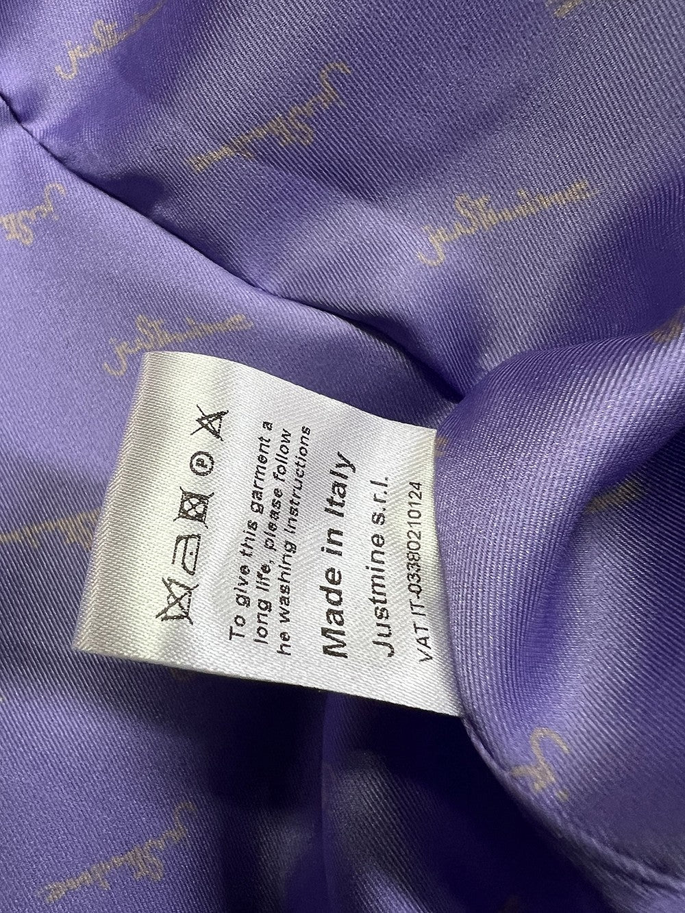 JUSTMINE cappotto donna doppiopetto lana marrone/ecru JABCS0025-F1436