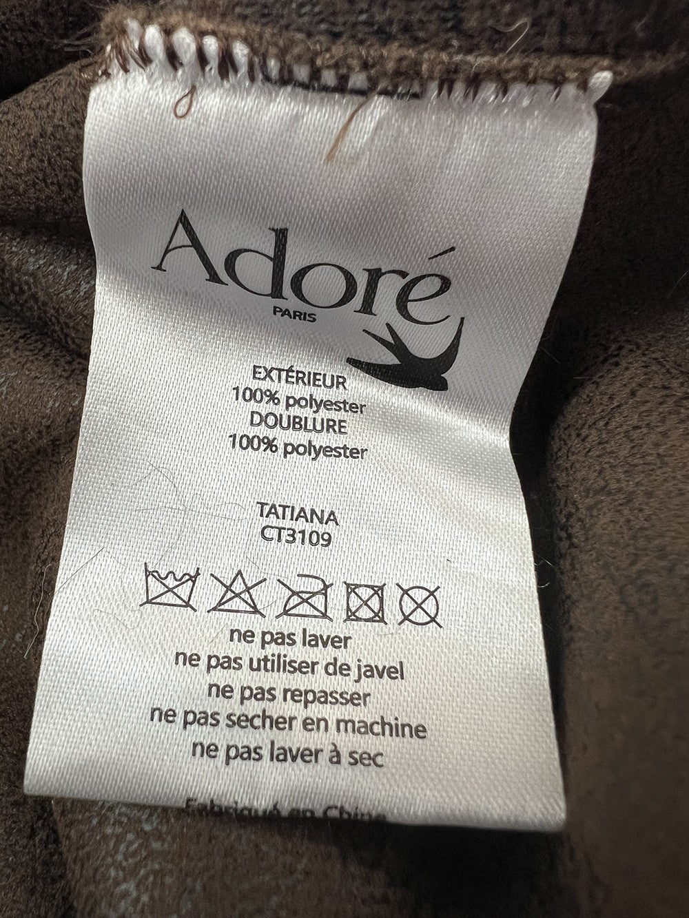 ADORÉ PARIS TATIANA giaccone ecopelliccia, collo sartoriale – 80 cm