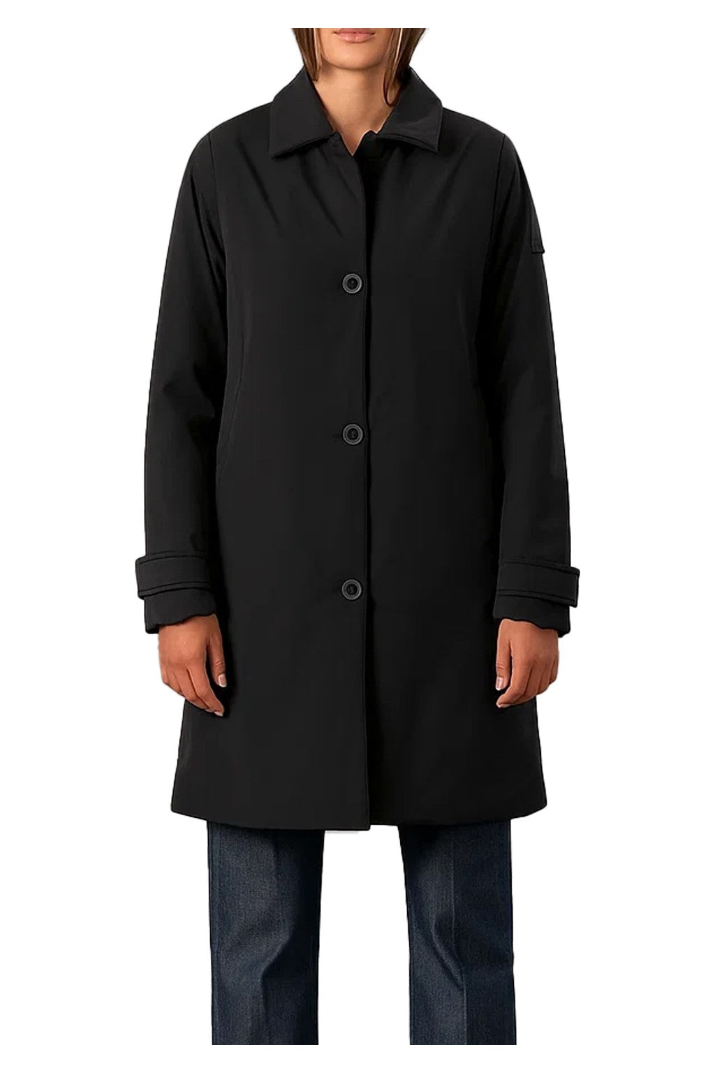 RIHUNIK RIW275J ZARA Giaccone donna tasche a filetto, bottoni logati