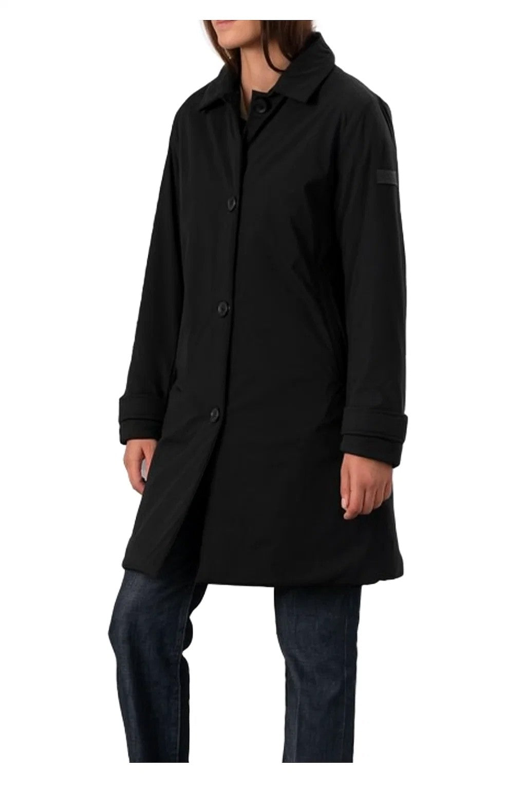 RIHUNIK RIW275J ZARA Giaccone donna tasche a filetto, bottoni logati