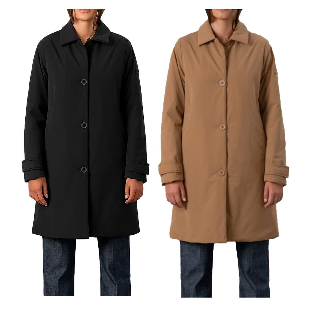 RIHUNIK RIW275J ZARA Giaccone donna tasche a filetto, bottoni logati