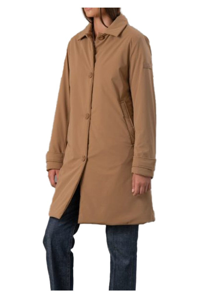 RIHUNIK RIW275J ZARA Giaccone donna tasche a filetto, bottoni logati