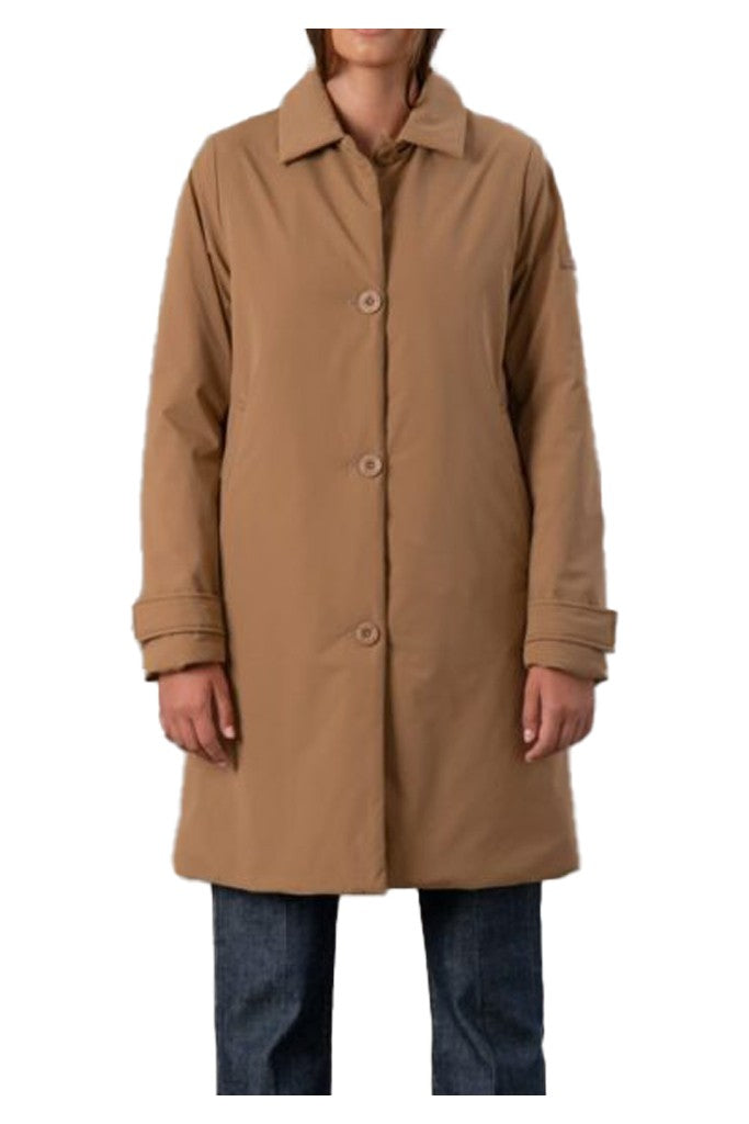 RIHUNIK RIW275J ZARA Giaccone donna tasche a filetto, bottoni logati