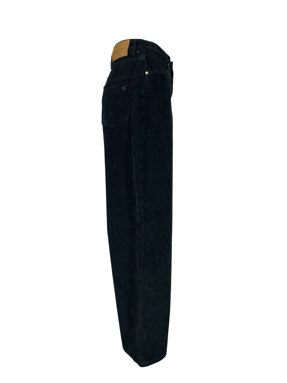 NOIR 'N' BLEU GOLDEN-14 LOOSE – Jeans donna in velluto 500 righe wide-leg (fondo 28 cm)