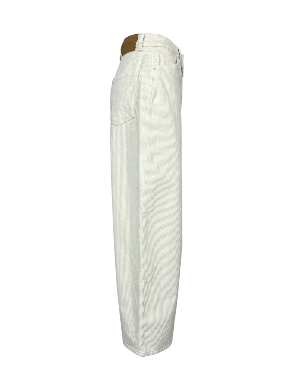 NOIR 'N' BLEU GOLDEN-14 LOOSE – Jeans donna in velluto 500 righe wide-leg (fondo 28 cm)