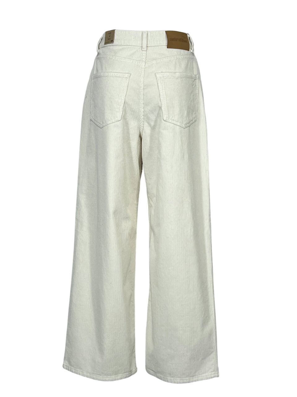 NOIR 'N' BLEU GOLDEN-14 LOOSE – Jeans donna in velluto 500 righe wide-leg (fondo 28 cm)