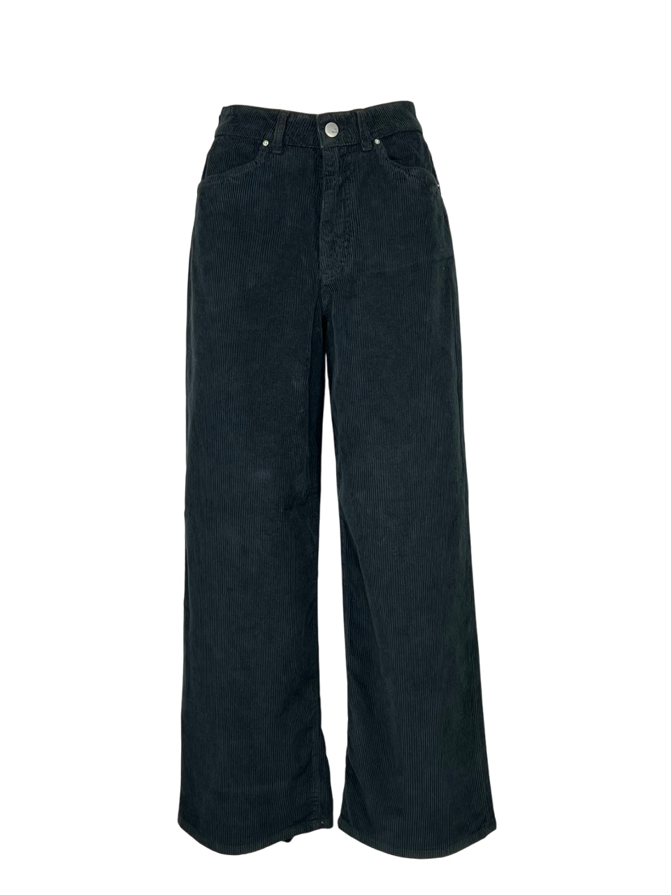 NOIR 'N' BLEU GOLDEN-14 LOOSE – Jeans donna in velluto 500 righe wide-leg (fondo 28 cm)
