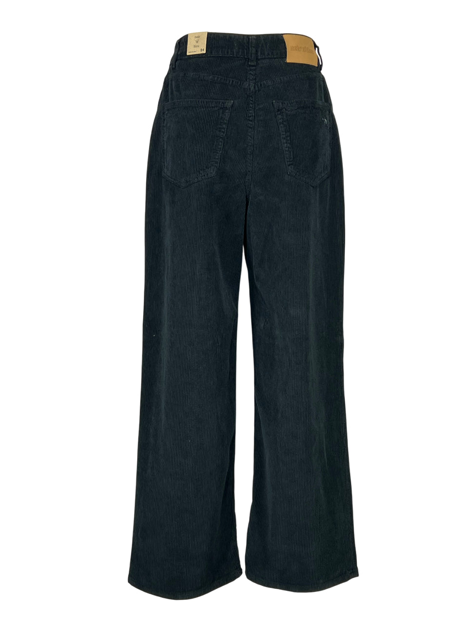 NOIR 'N' BLEU GOLDEN-14 LOOSE – Jeans donna in velluto 500 righe wide-leg (fondo 28 cm)