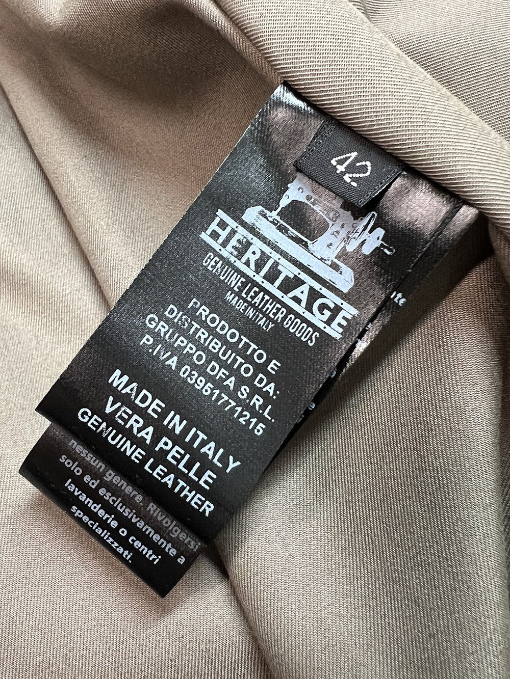 HERITAGE MP165-NT – Giacca/blazer donna in pelle nappa marrone, 2 bottoni (59 cm) – Made in Italy