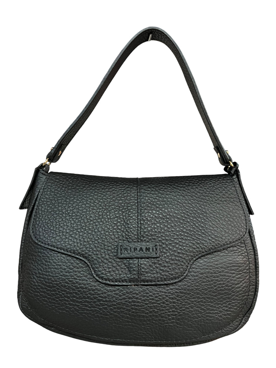 RIPANI MARIT I751OB borsa spalla M pelle effetto bufalo, patta e tracolla, Made in Italy