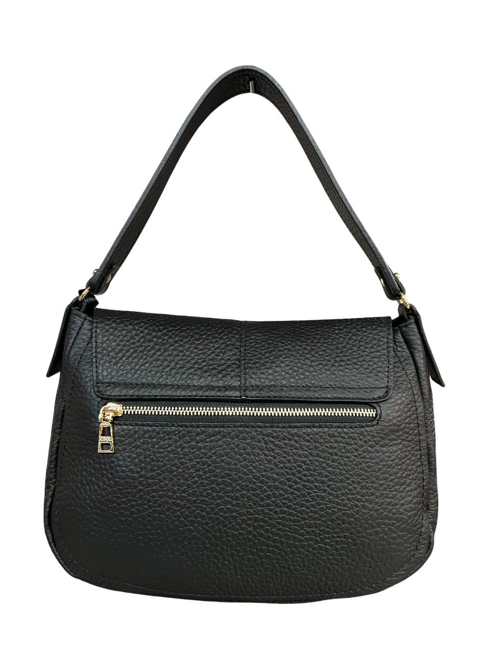 RIPANI MARIT I751OB borsa spalla M pelle effetto bufalo, patta e tracolla, Made in Italy