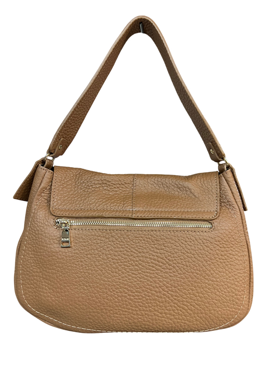 RIPANI MARIT I751OB borsa spalla M pelle effetto bufalo, patta e tracolla, Made in Italy