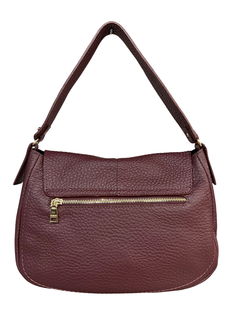 RIPANI MARIT I751OB borsa spalla M pelle effetto bufalo, patta e tracolla, Made in Italy