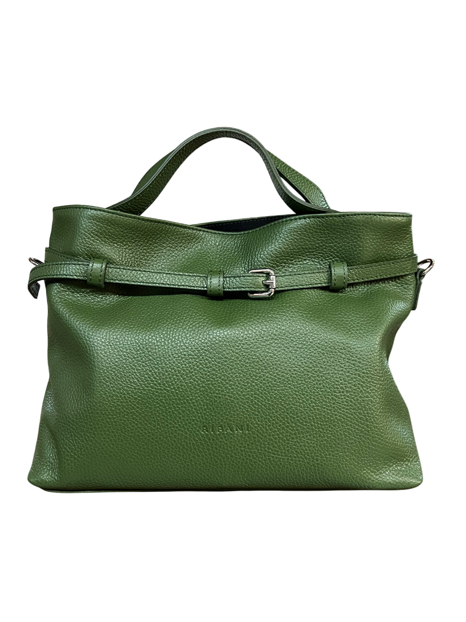 RIPANI LUISA I771OJ – Borsa a mano in pelle cervo con tracolla aggiuntiva (Made in Italy)