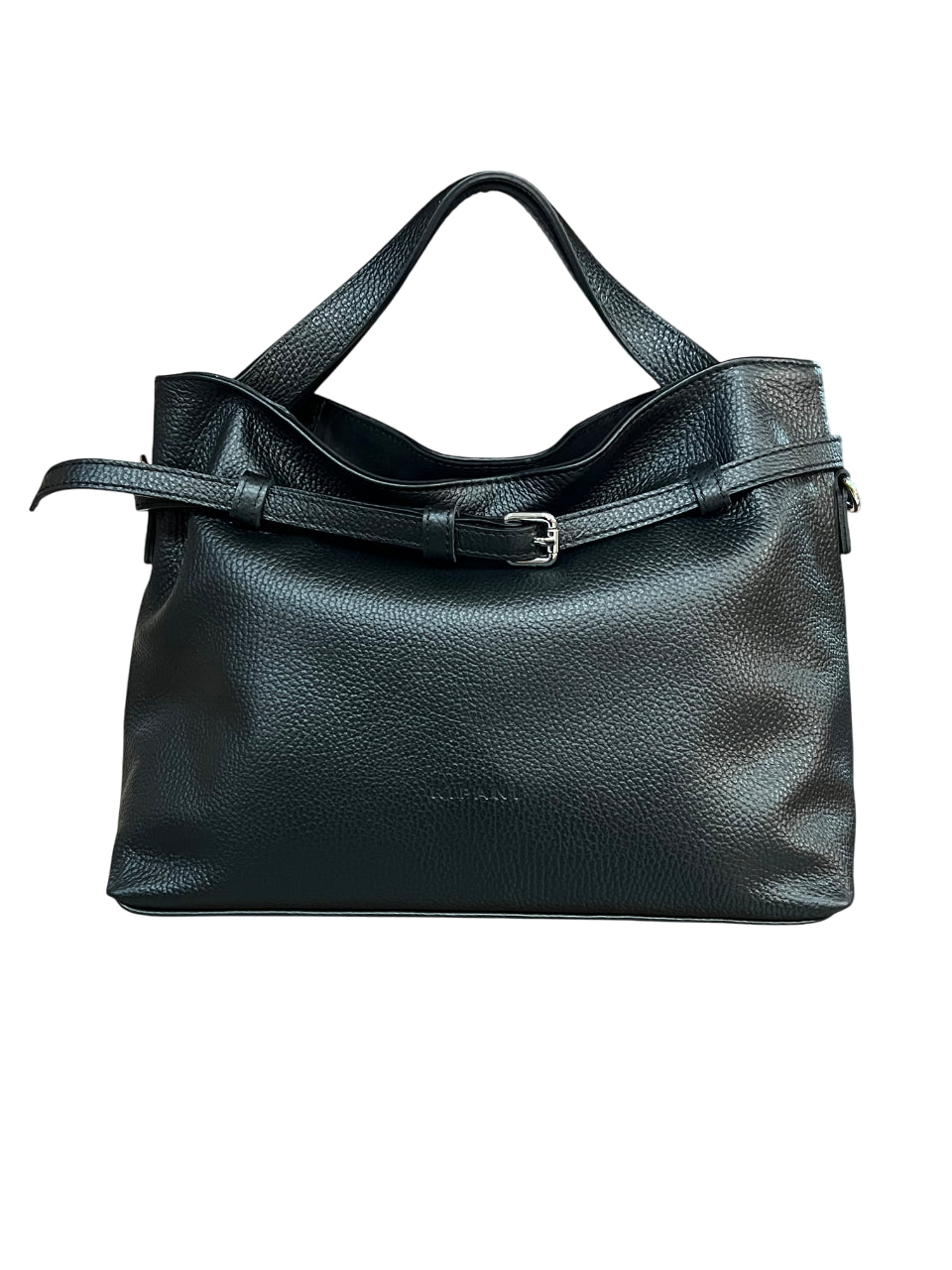 RIPANI LUISA I771OJ – Borsa a mano in pelle cervo con tracolla aggiuntiva (Made in Italy)