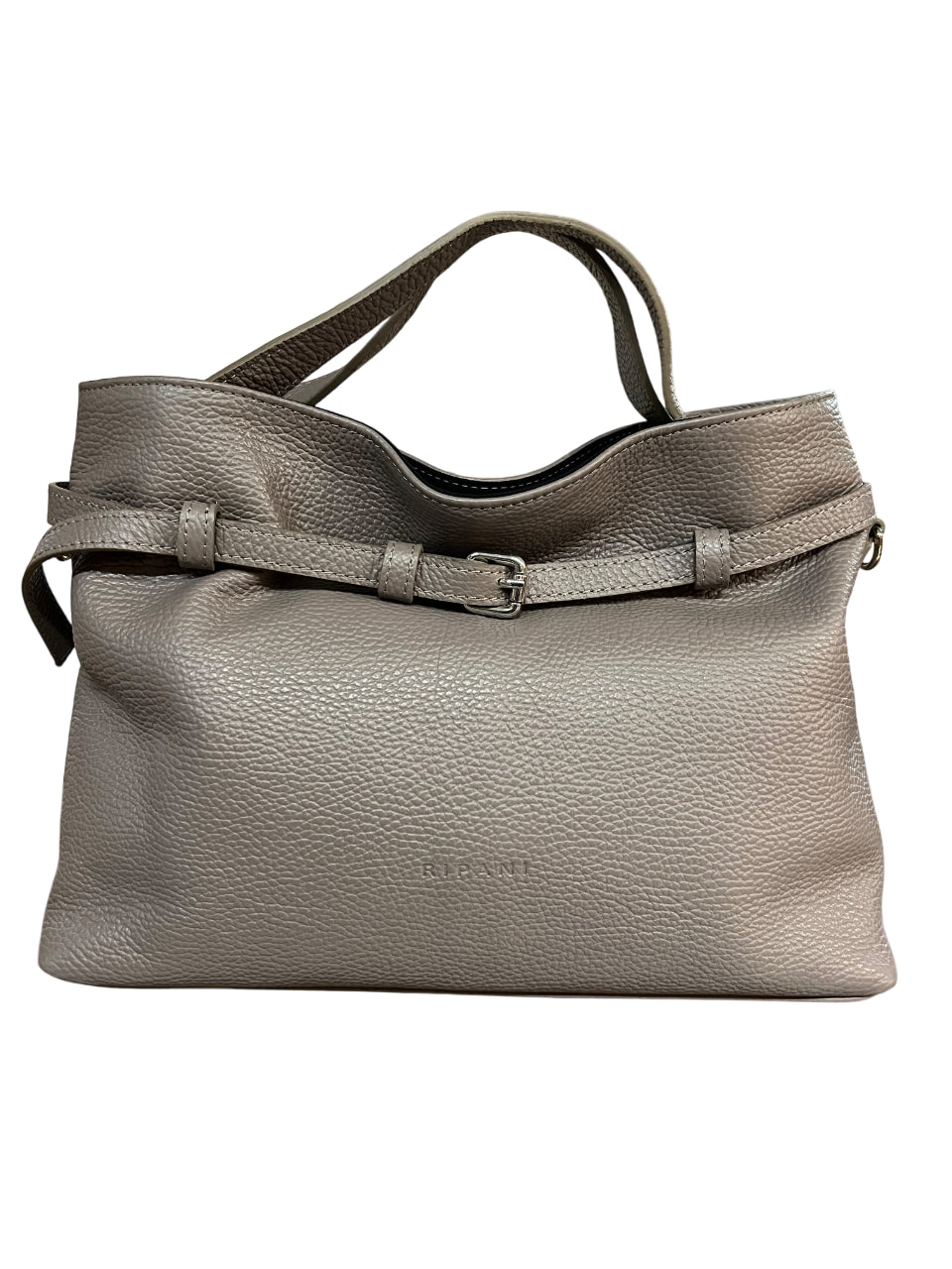 RIPANI LUISA I771OJ – Borsa a mano in pelle cervo con tracolla aggiuntiva (Made in Italy)