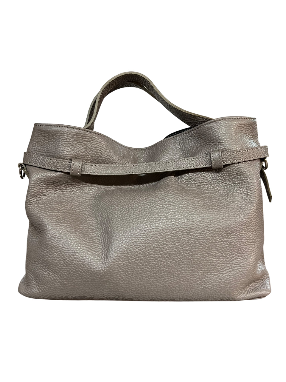 RIPANI LUISA I771OJ – Borsa a mano in pelle cervo con tracolla aggiuntiva (Made in Italy)