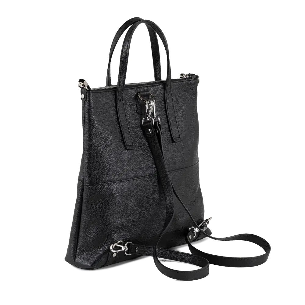 RIPANI zaino pelle cervo nera 5056OM EASY BACKPACK L 100% pelle MADE IN ITALY