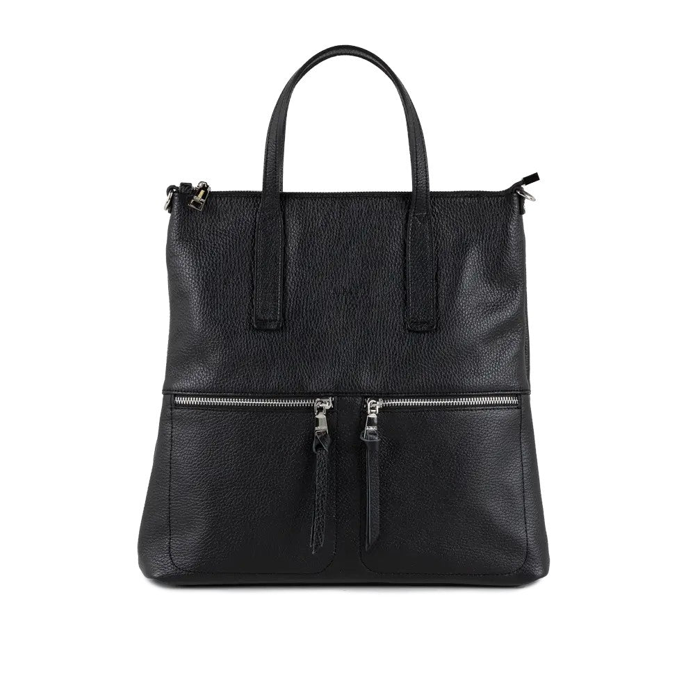 RIPANI zaino pelle cervo nera 5056OM EASY BACKPACK L 100% pelle MADE IN ITALY