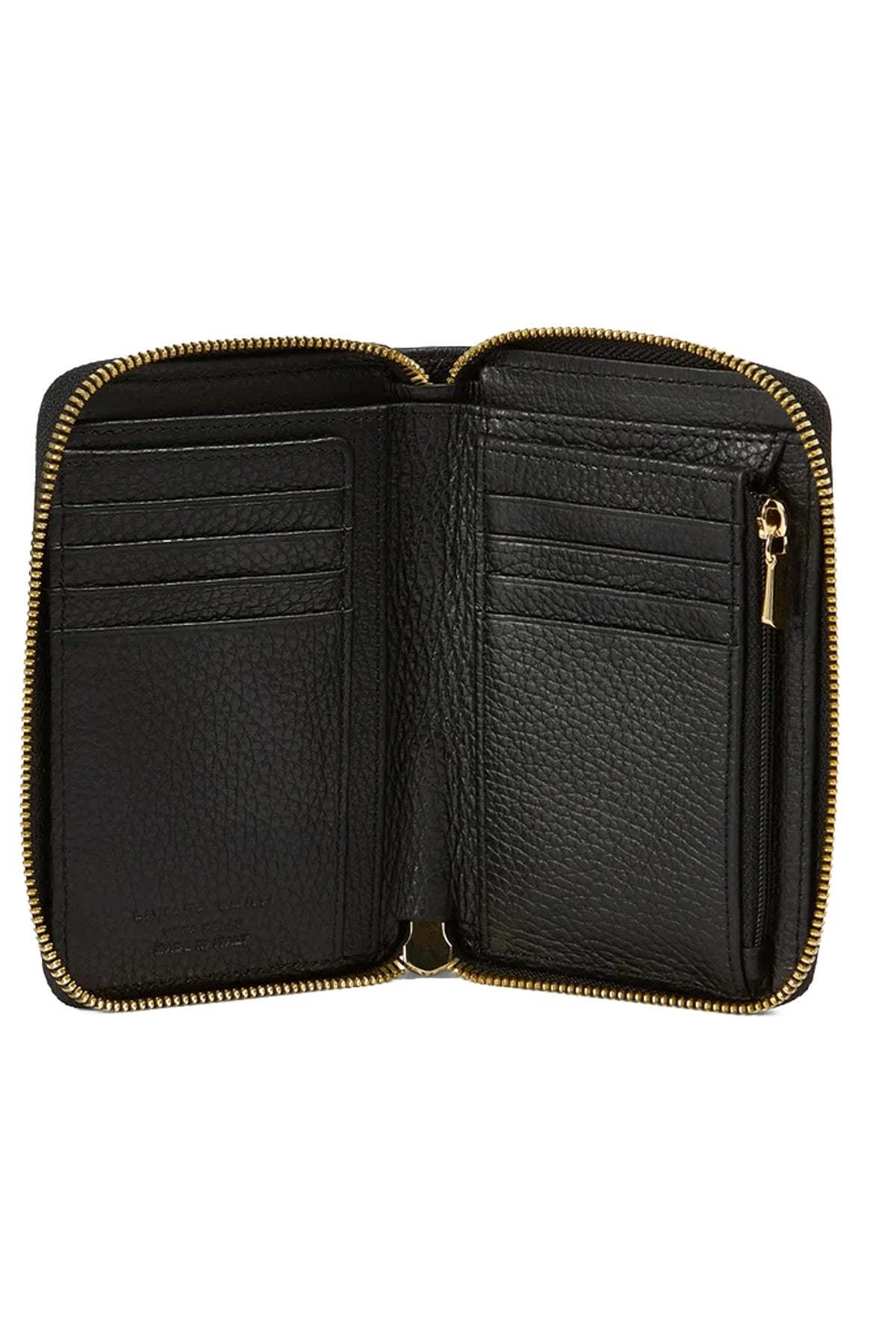 Liviana Conti Portafogli Donna Medium Zip Around in Vitello Grana Cervo A5WB54 COLE – Made in Italy