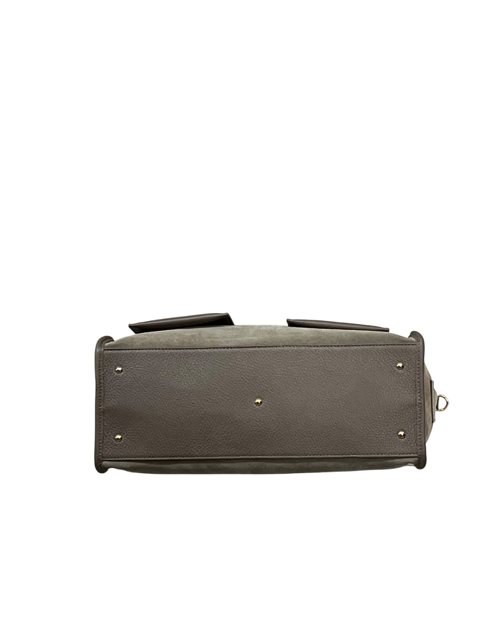 RIPANI Alda Tote Bag L I621ON – Borsa in pelle effetto cervo tortora (Made in Italy)