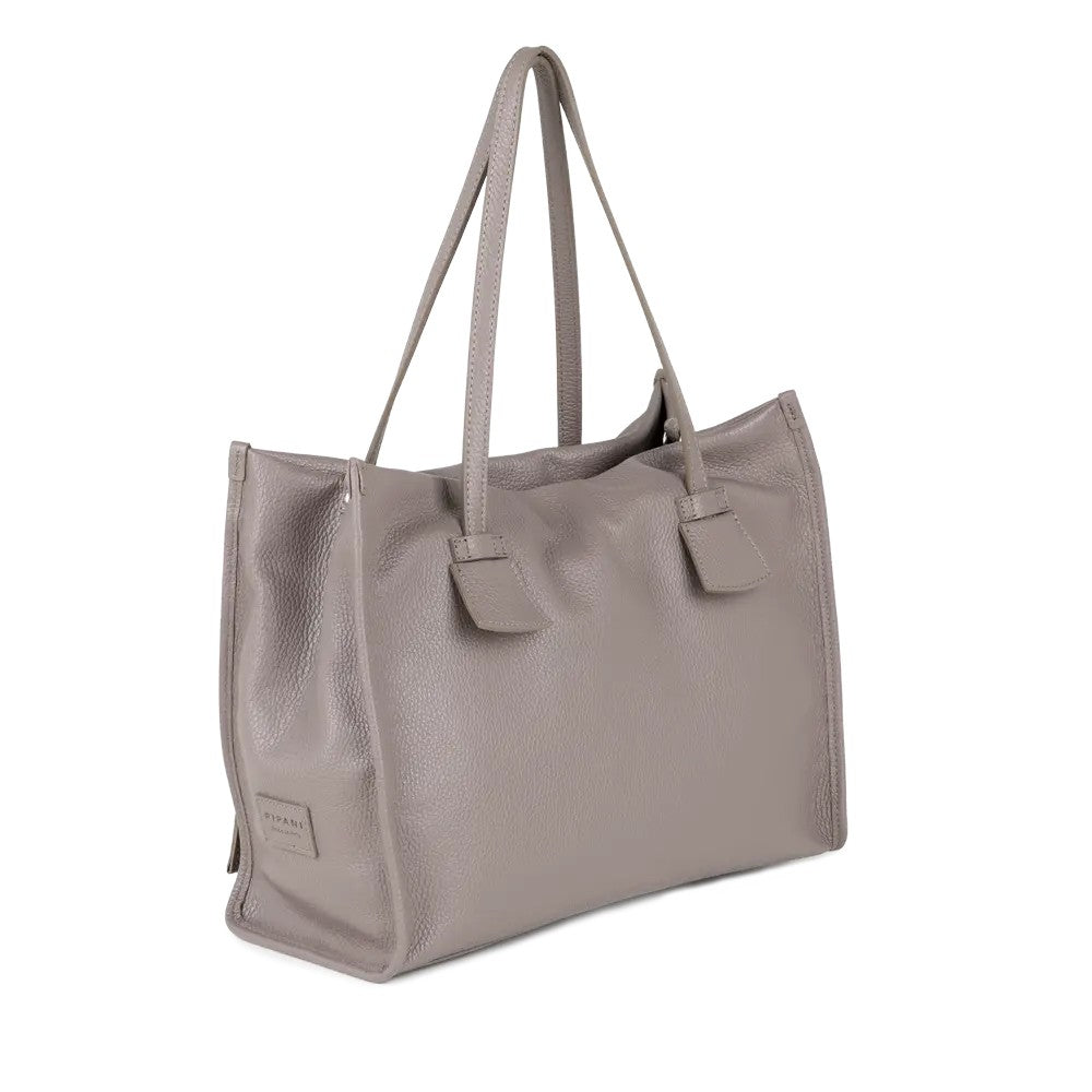 RIPANI Borsa Donna Alda Tote Bag L I621OJ in Pelle Effetto Cervo con Tracolla Regolabile (Made in Italy)