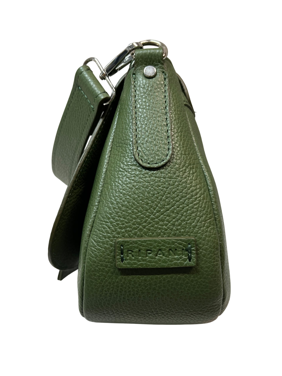 RIPANI Borsa Donna a Spalla Cecilia M E112OJ in Pelle Effetto Cervo con Tracolla Regolabile – 31x22x10 cm