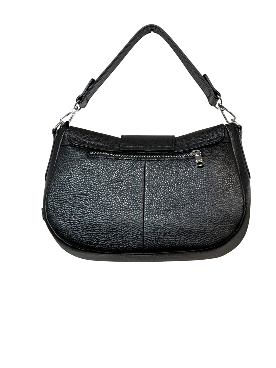 RIPANI Borsa Donna a Spalla Cecilia M E112OJ in Pelle Effetto Cervo con Tracolla Regolabile – 31x22x10 cm