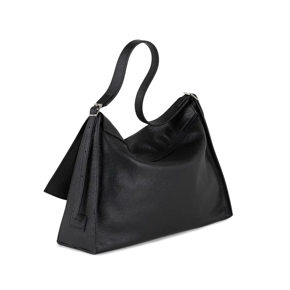 RIPANI Natalie Borsa a Spalla Grande I781OJ in Pelle Effetto Cervo con Patta e Zip (41x28x12)