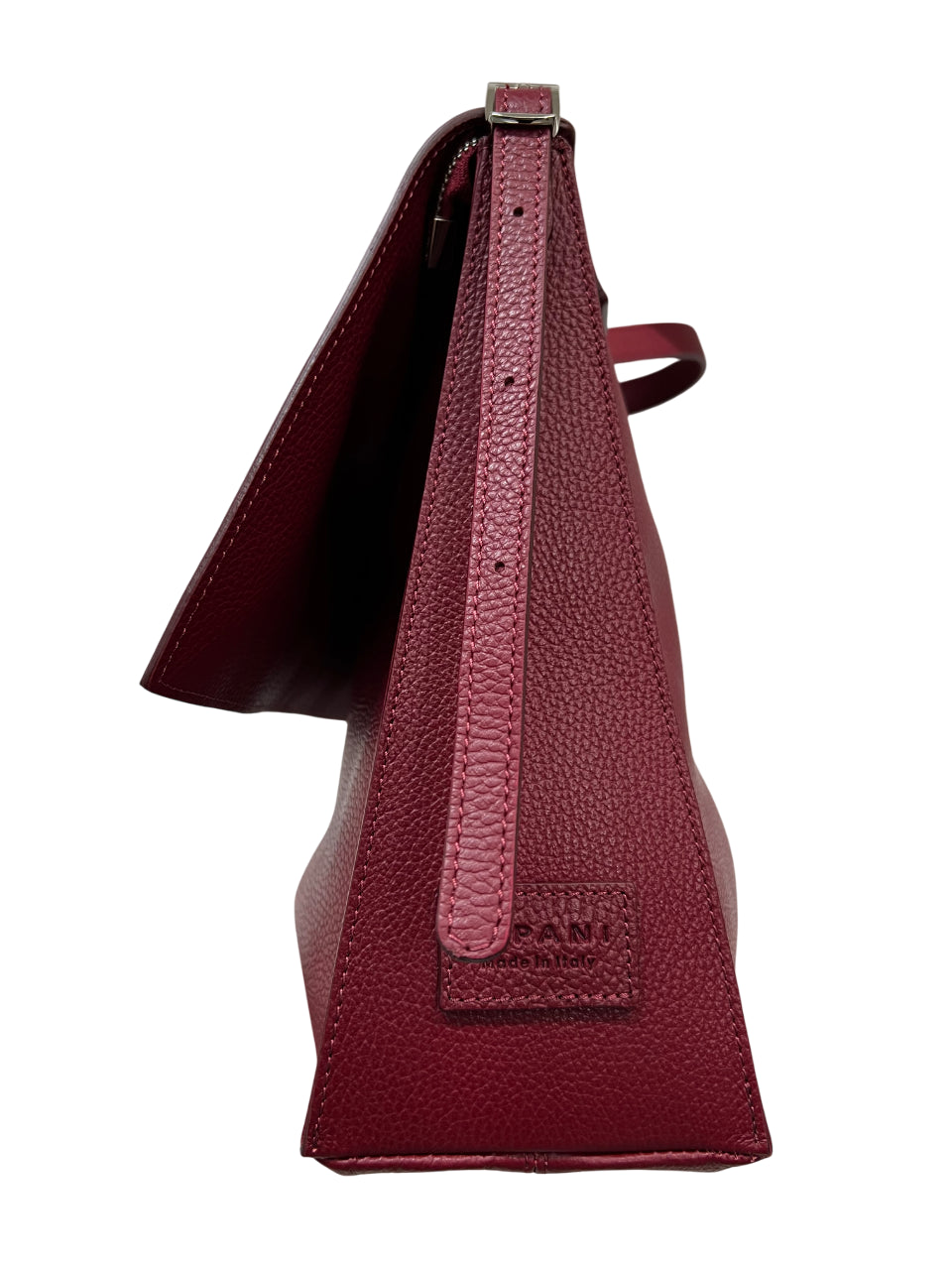 RIPANI Natalie Borsa a Spalla Grande I781OJ in Pelle Effetto Cervo con Patta e Zip (41x28x12)