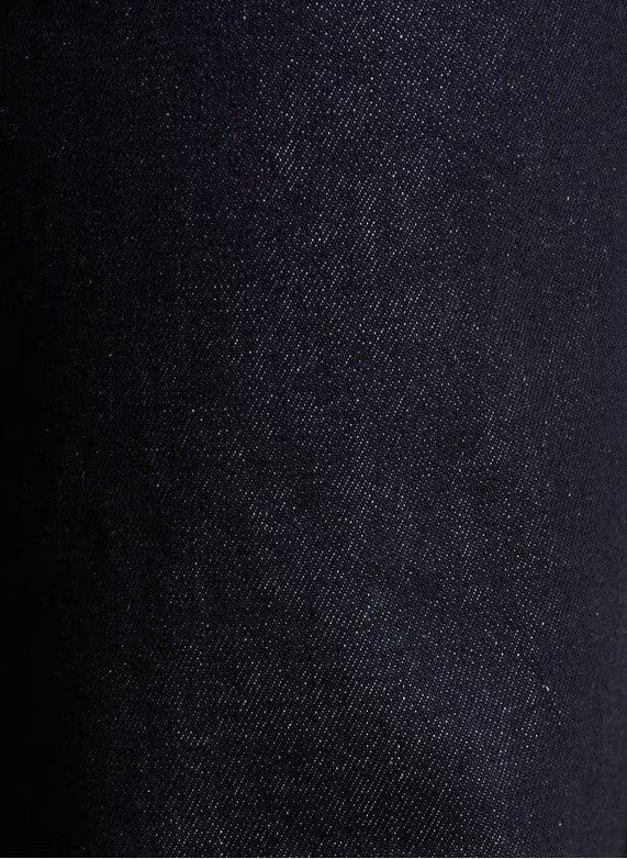 LA FEE MARABOUTEE Jeans Donna Denim Nero a Gamba Dritta EVAN-E – Cotone Biologico GOTS (108 cm)