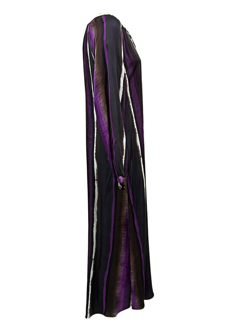 LA FEE MARABOUTEE abito EMEJI-R fantasia manica lunga con cintura MADE IN ITALY