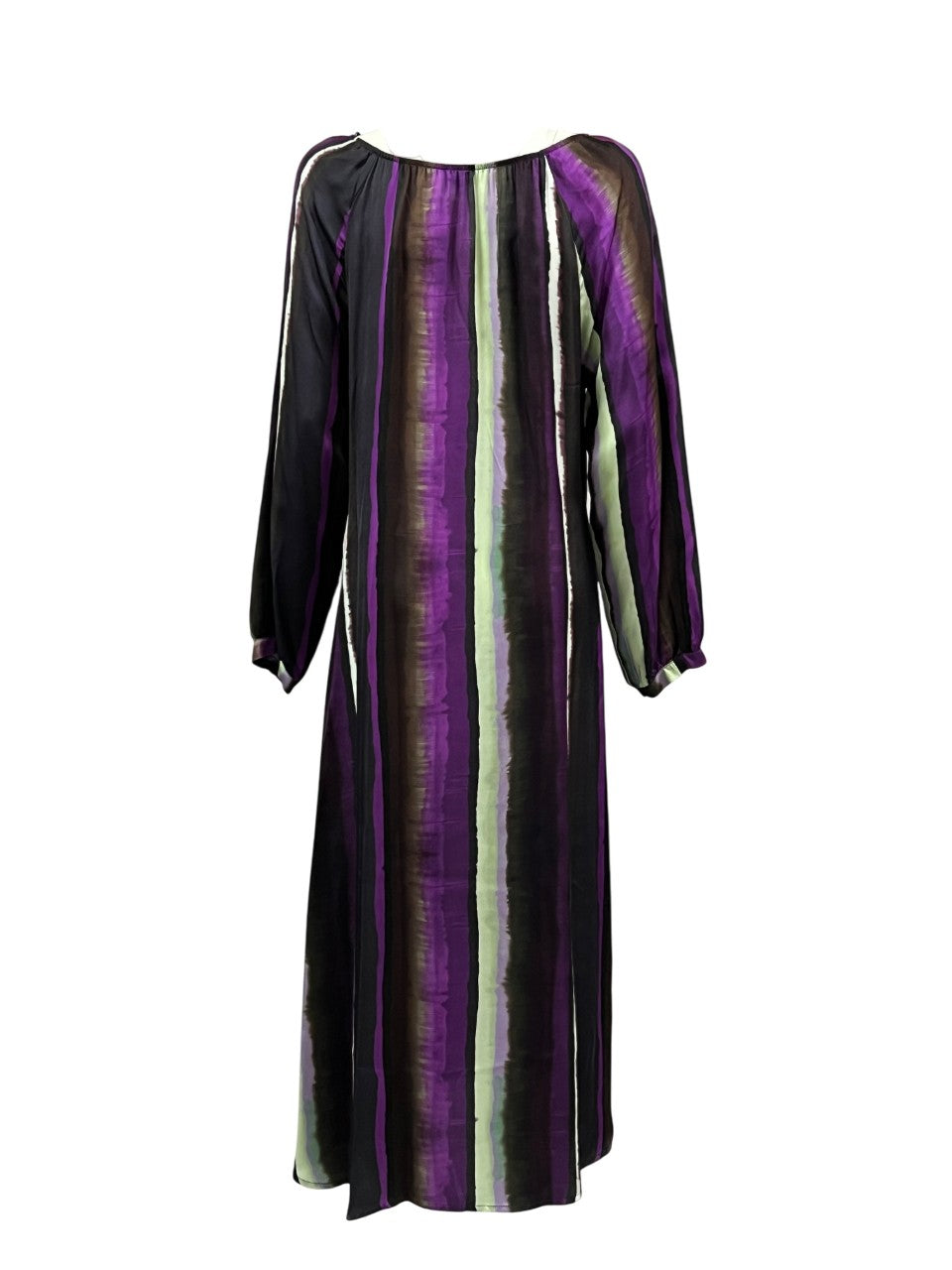 LA FEE MARABOUTEE abito EMEJI-R fantasia manica lunga con cintura MADE IN ITALY