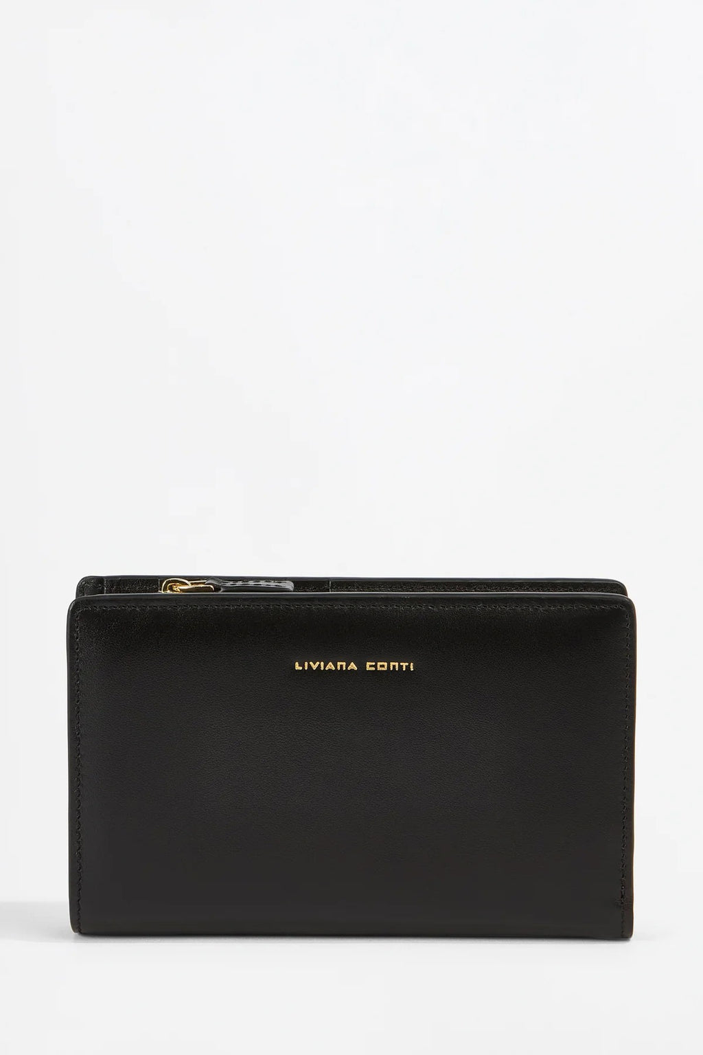 Liviana Conti CEDRIC portafoglio in vitello liscio A5WB58 nero – Made in Italy