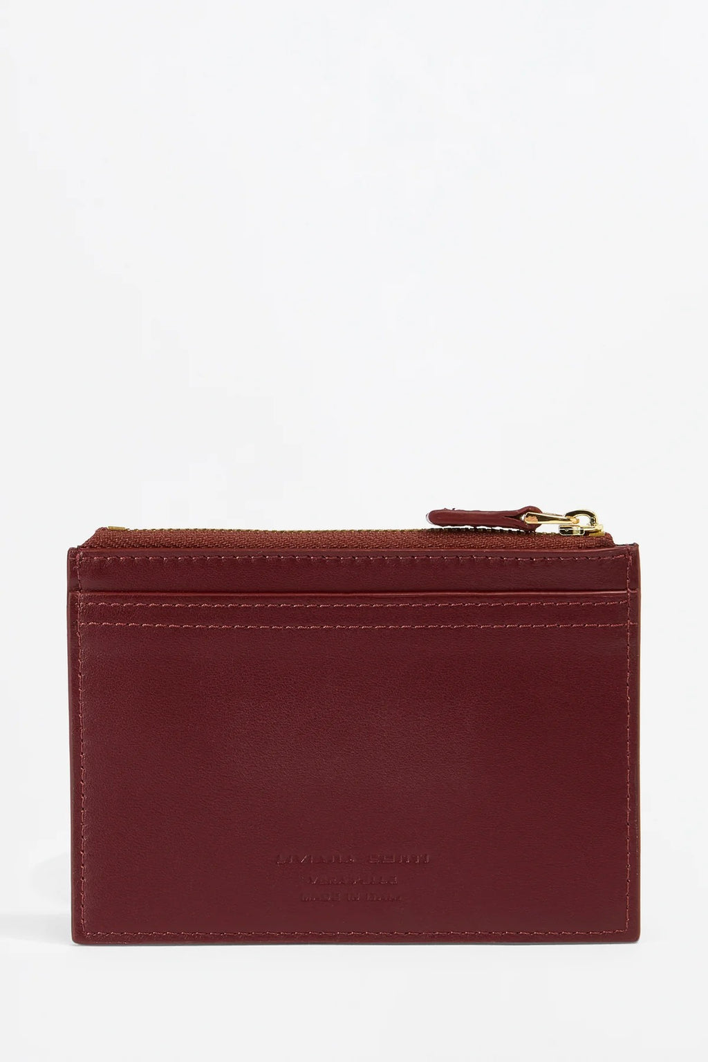 LIVIANA CONTI portacarte in vitello liscio con zip A5WB56 BENTON – Made in Italy