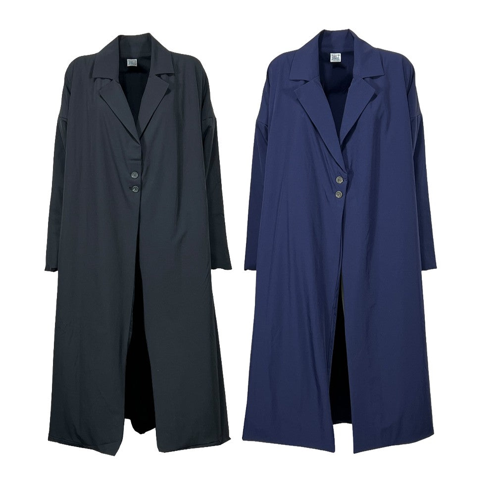 ORIMUSI cappotto over tessuto tecnico stretch NAT114 Made in Italy