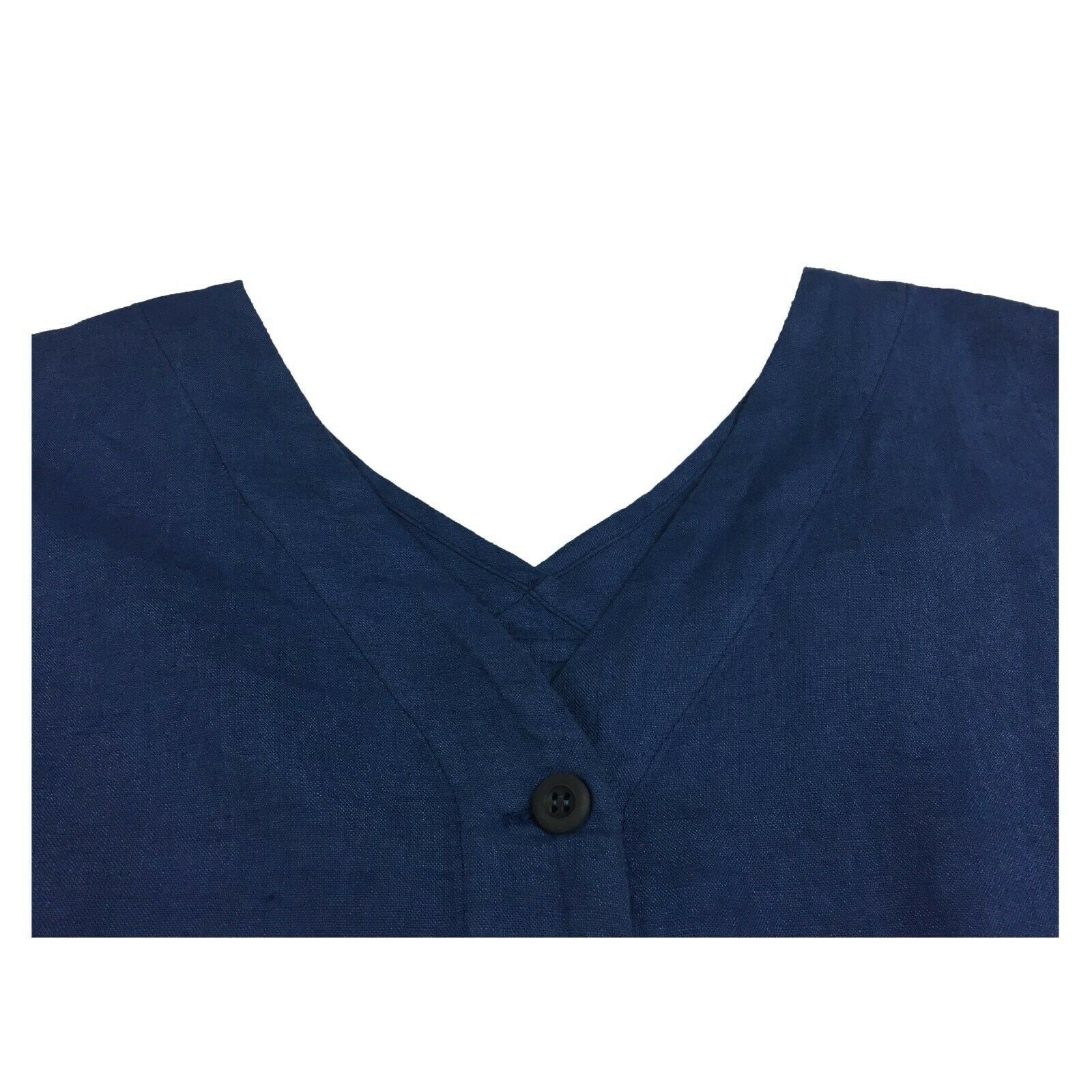 4.10 by BKØ abito indaco abbottonato DD20150 MADE IN ITALY