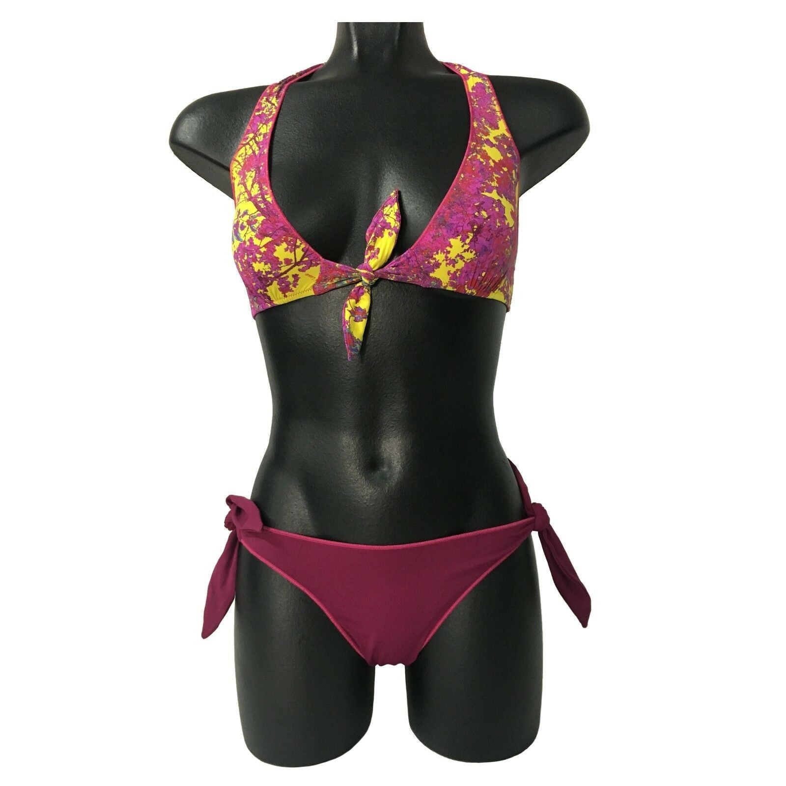 MISS BIKINI LUXE Bikini Donna triangolo sfoderato tinta unita + fantasia 18382
