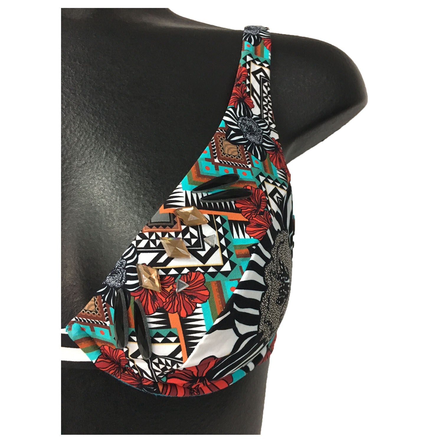 MISS BIKINI LUXE bikini donna con ferretto e applicazioni mod 1723C/ CURO COPPA C