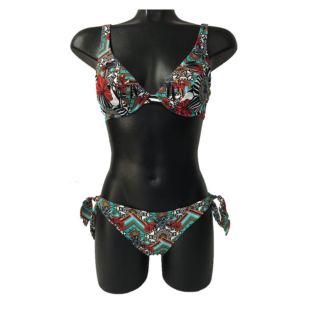 MISS BIKINI LUXE bikini donna con ferretto e applicazioni mod 1723C/ CURO COPPA C