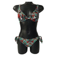 MISS BIKINI LUXE bikini donna con ferretto e applicazioni mod 1723C/ CURO COPPA C