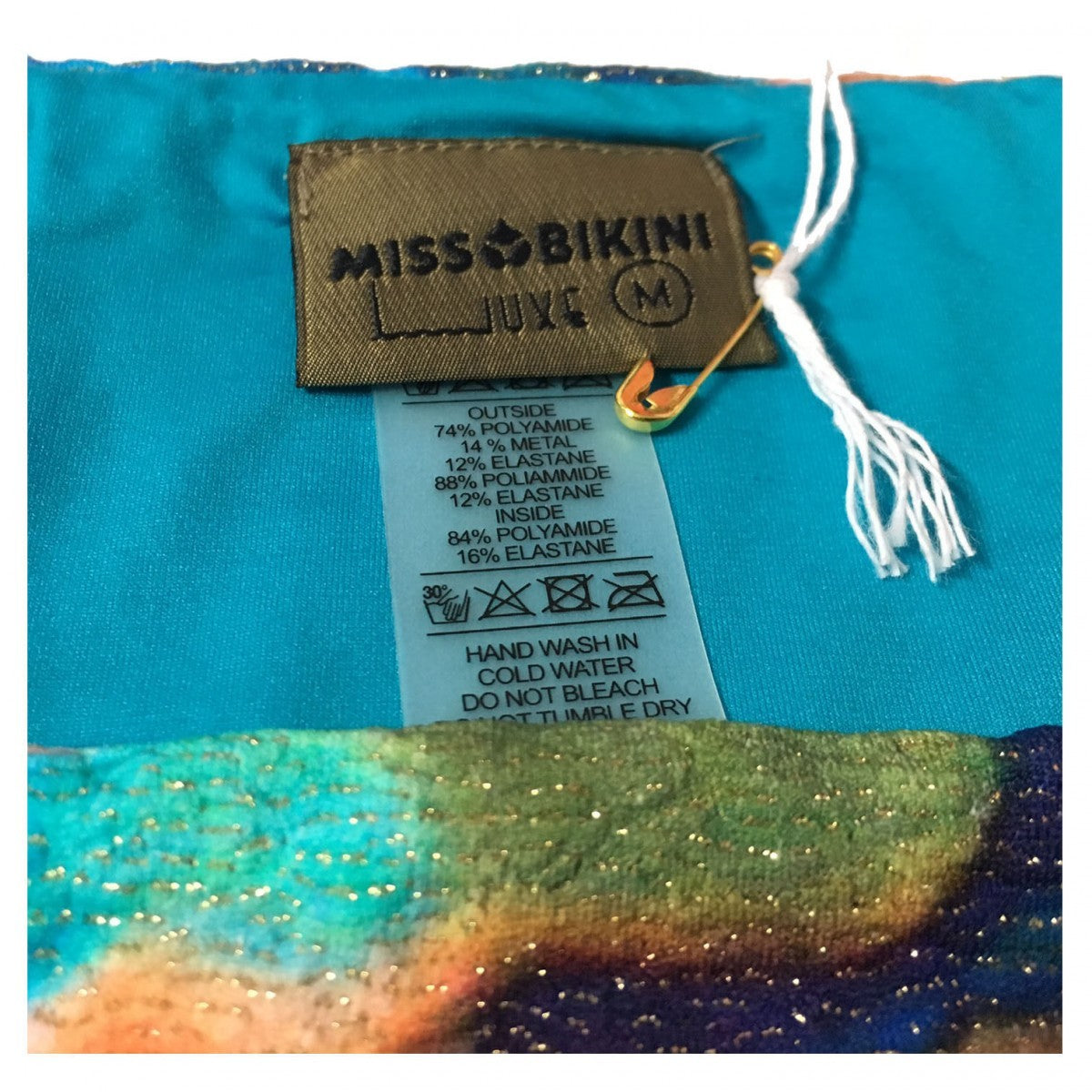 MISS BIKINI LUXE costume bikini push-up donna mod 1748C/RIAZ 74% poliammide