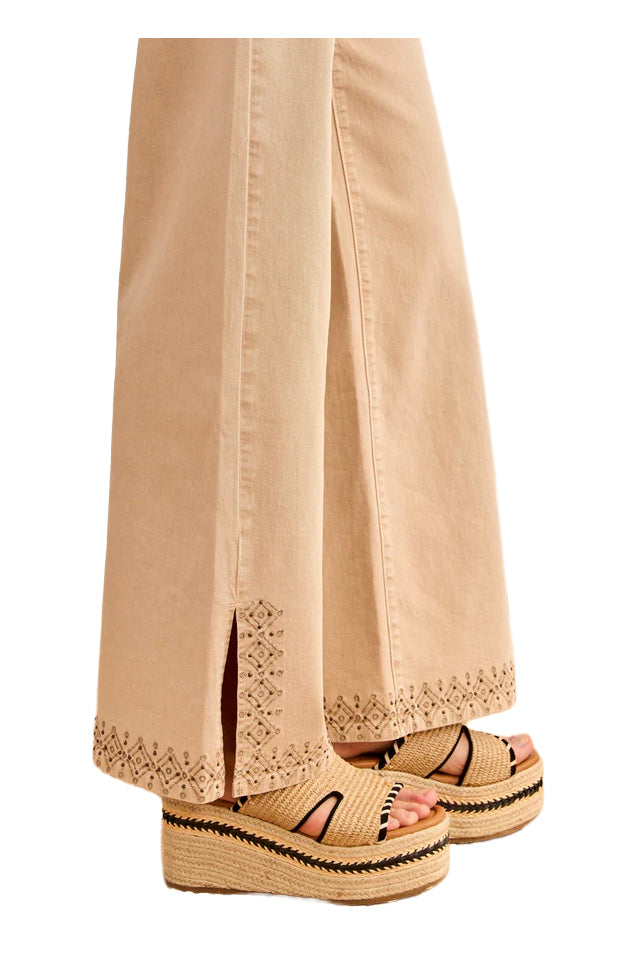 NEKANE ciabatta donna rafia beige dettagli nero soletta imbottita